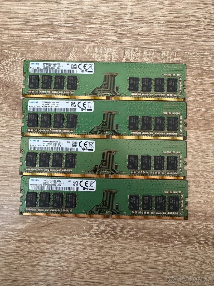 RAM Samsung 8GB 1Rx8 PC4-2400T-UA2-11 DDR4