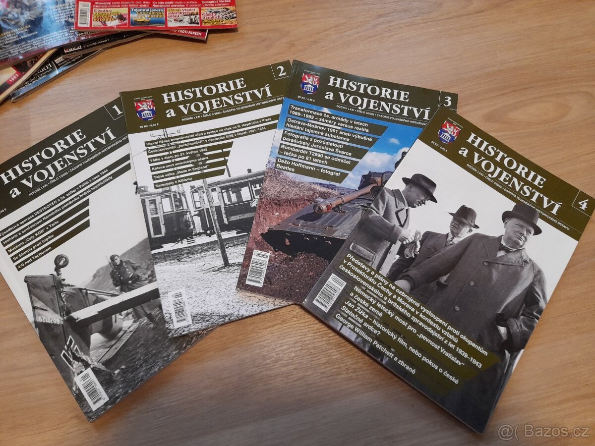 Časopisy o historii, vojenství a geografii