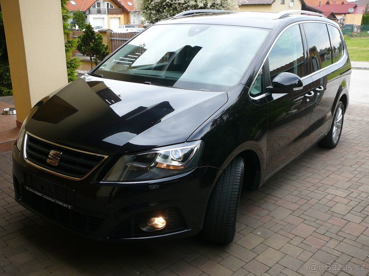 SEAT ALHAMBRA 2,0TDI 110KW DSG+F1 7MÍST BI-XENONY NAV KAMERA