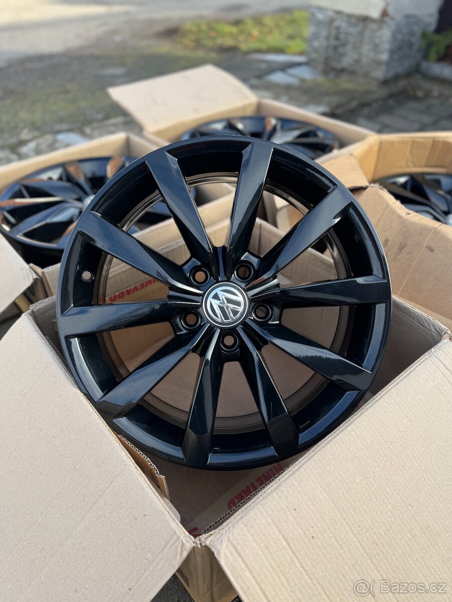 ORIGINÁL Alu Škoda Dijon R17, 5x112 - TOP STAV