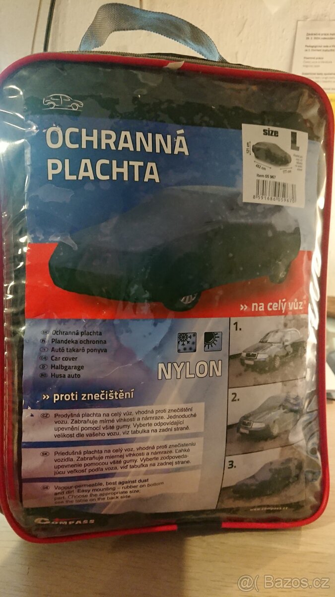 Ochranná plachta na auto