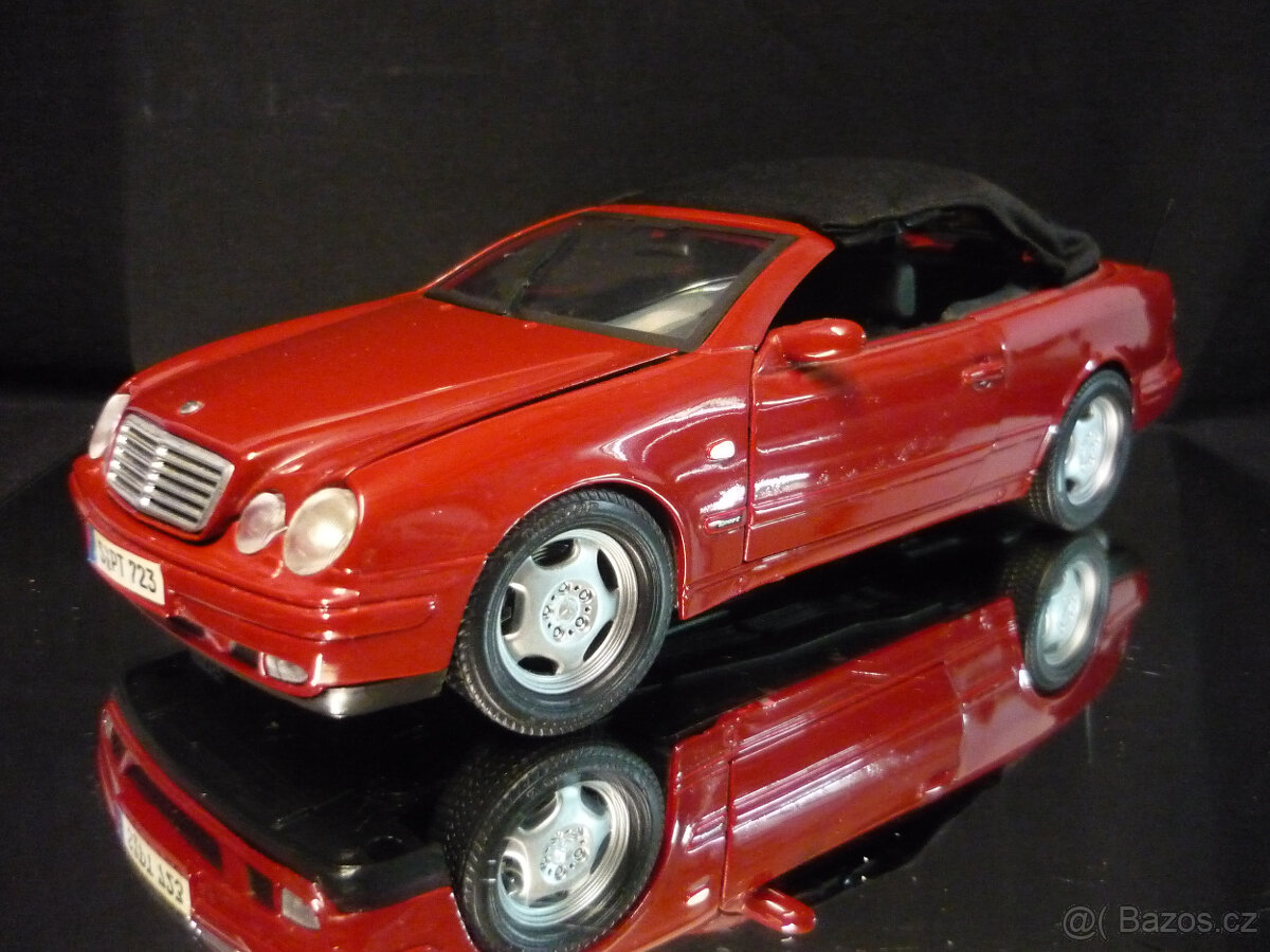 Mercedes Benz CLK 320 se střechou Anson 1/18