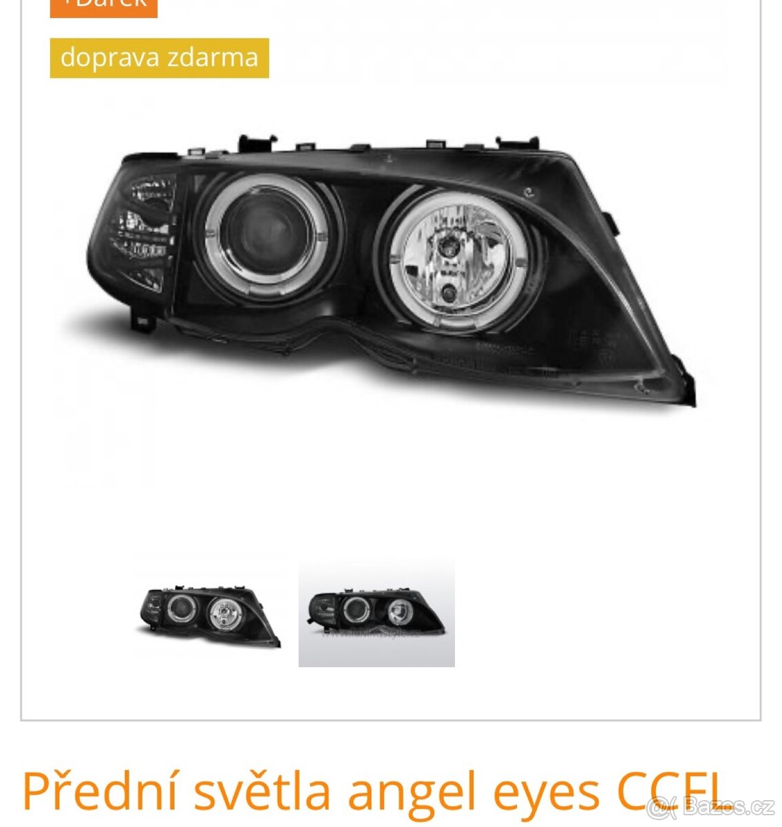 E46 sesan poface přední světla