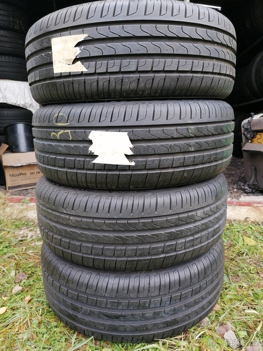 4ks letní 205/45 R17 88W Pirelli - vz.7,5mm