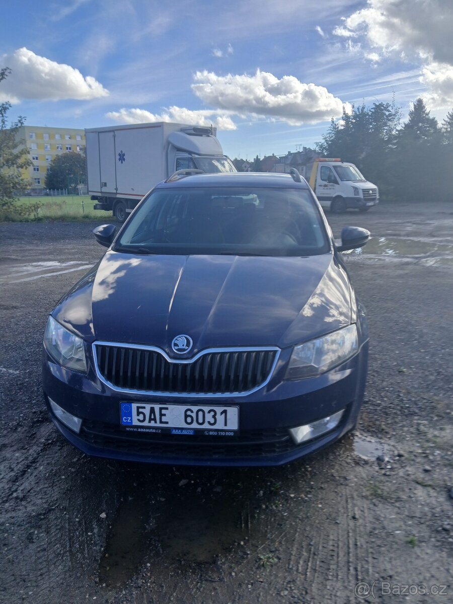 Škoda Octavia kombi 3. 1,6 TDI 66 kW,R.2016