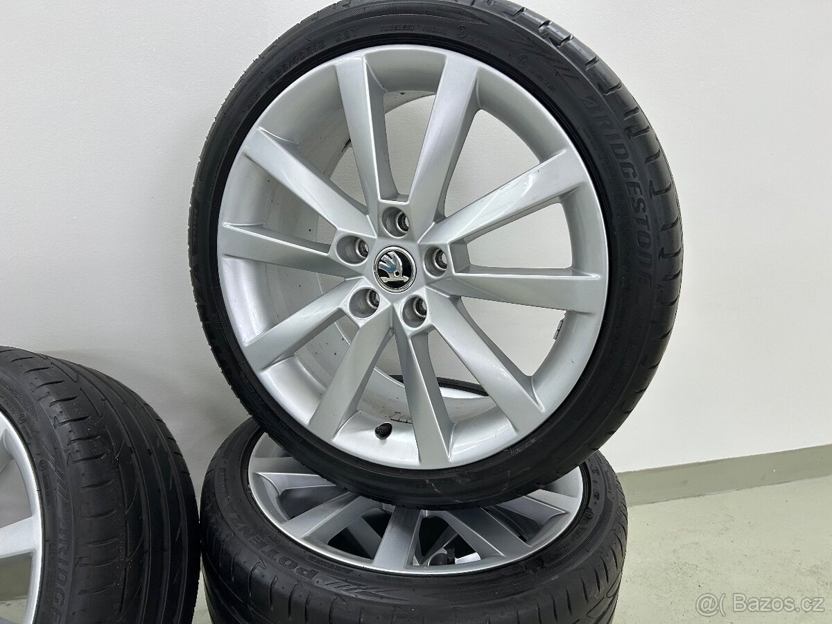 Letní originál alu sada Škoda Octavia III Alaris 18" 5x112