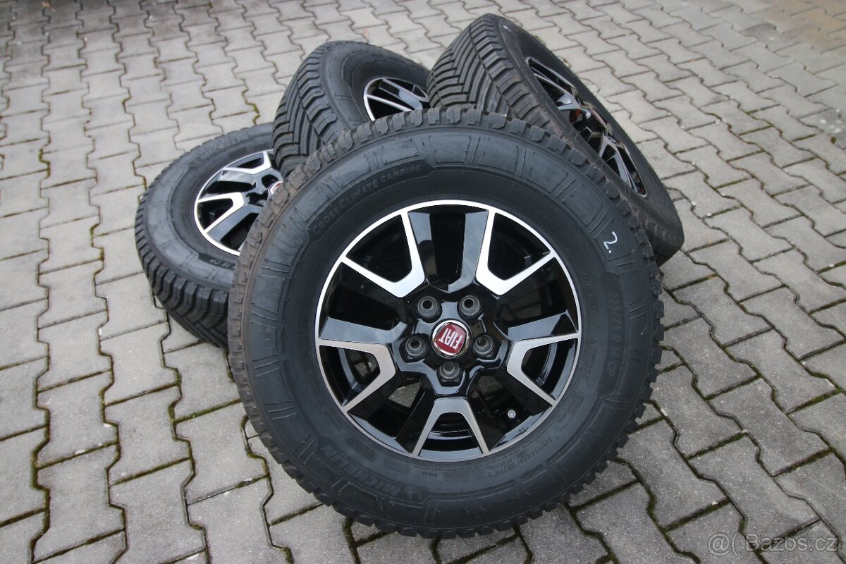 Fiat Ducato sada Alu.kol + pneu Michelin 225/75R16CP 118R