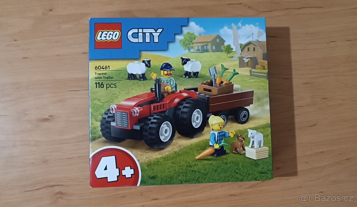 LEGO CITY - červený traktor