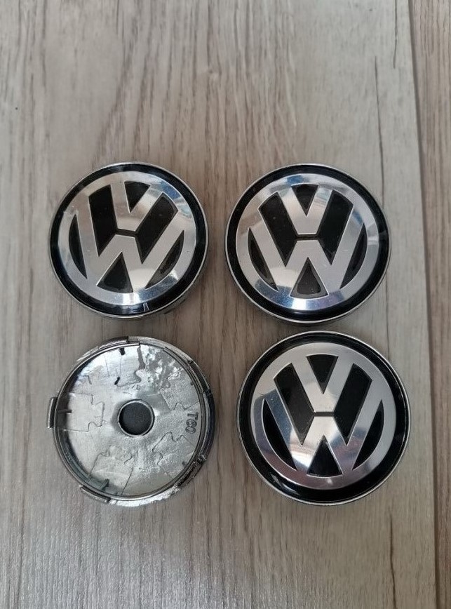 Středové krytky pokličky loga Volkswagen 60 mm