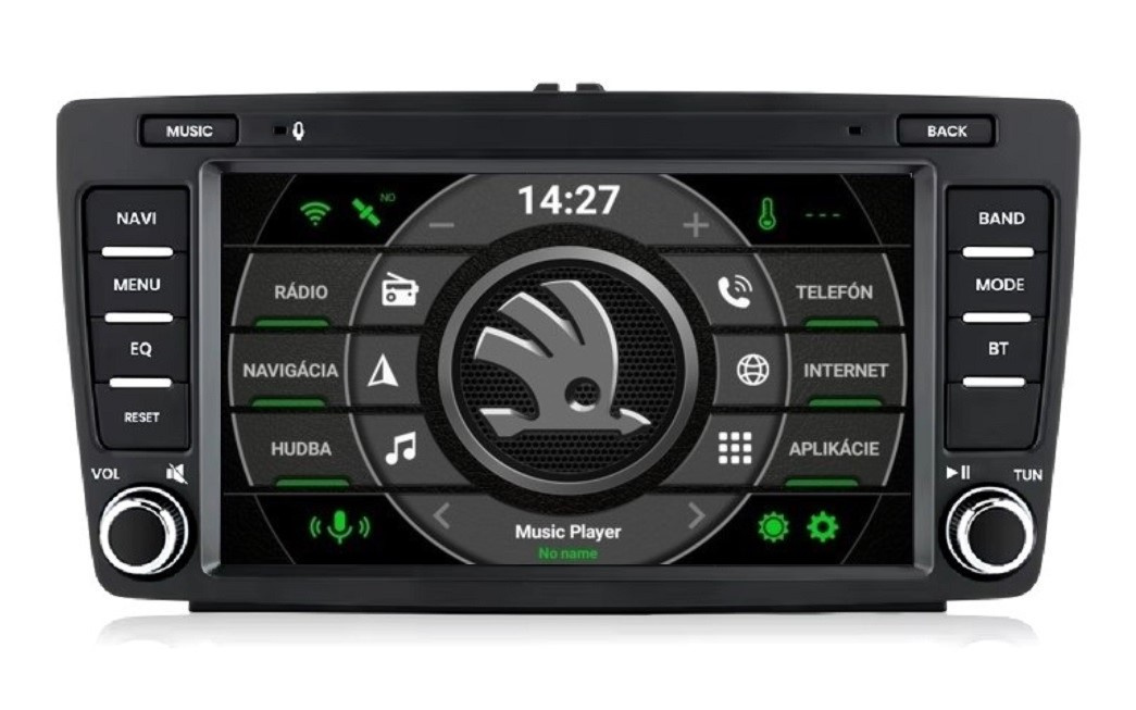 Škoda Octavia 2 a Yeti - android 14 - gps rádio