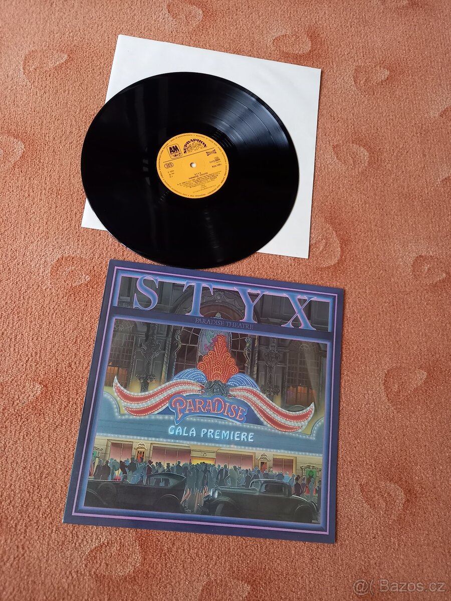 Nehrané LP Styx : Paradise Theatre