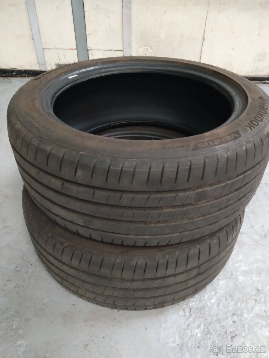 2x letní pneu HANKOOK Ventus prime 4, 235/45 R17.