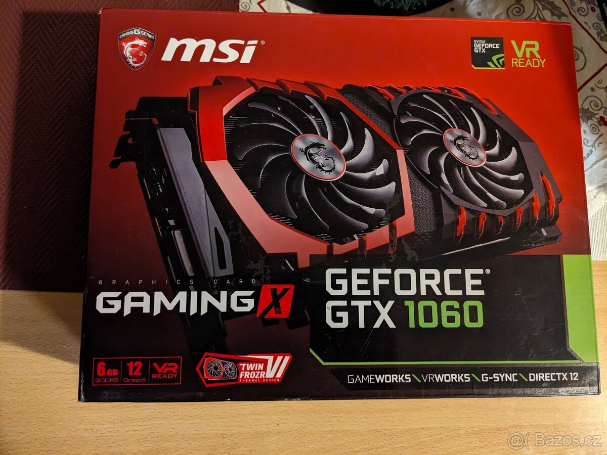 MSI GeForce GTX 1060 GAMING X 6G