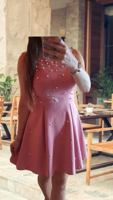 Orsay společenské krátké šaty s perličkami