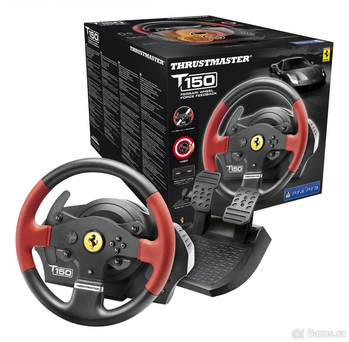 Thrustmaster sada volantu a pedálů T150 Ferrari