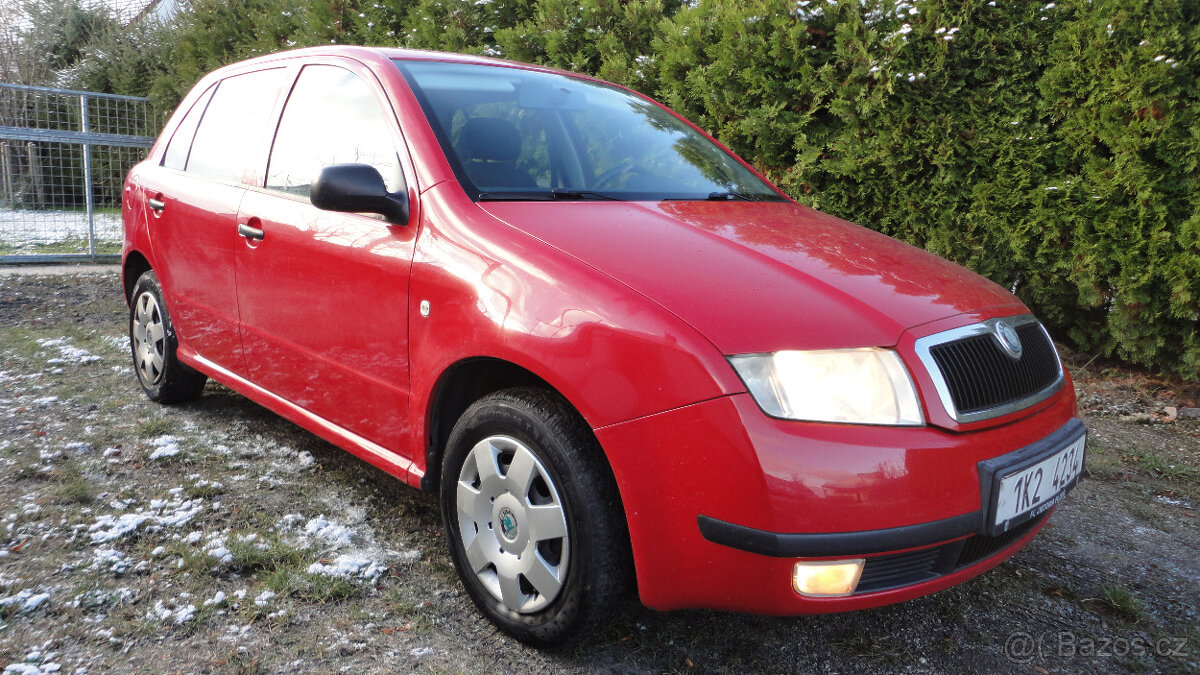 Škoda Fabia 1.2i 40kw rok 2003 STK 11/2026 Euro3 původ ČR