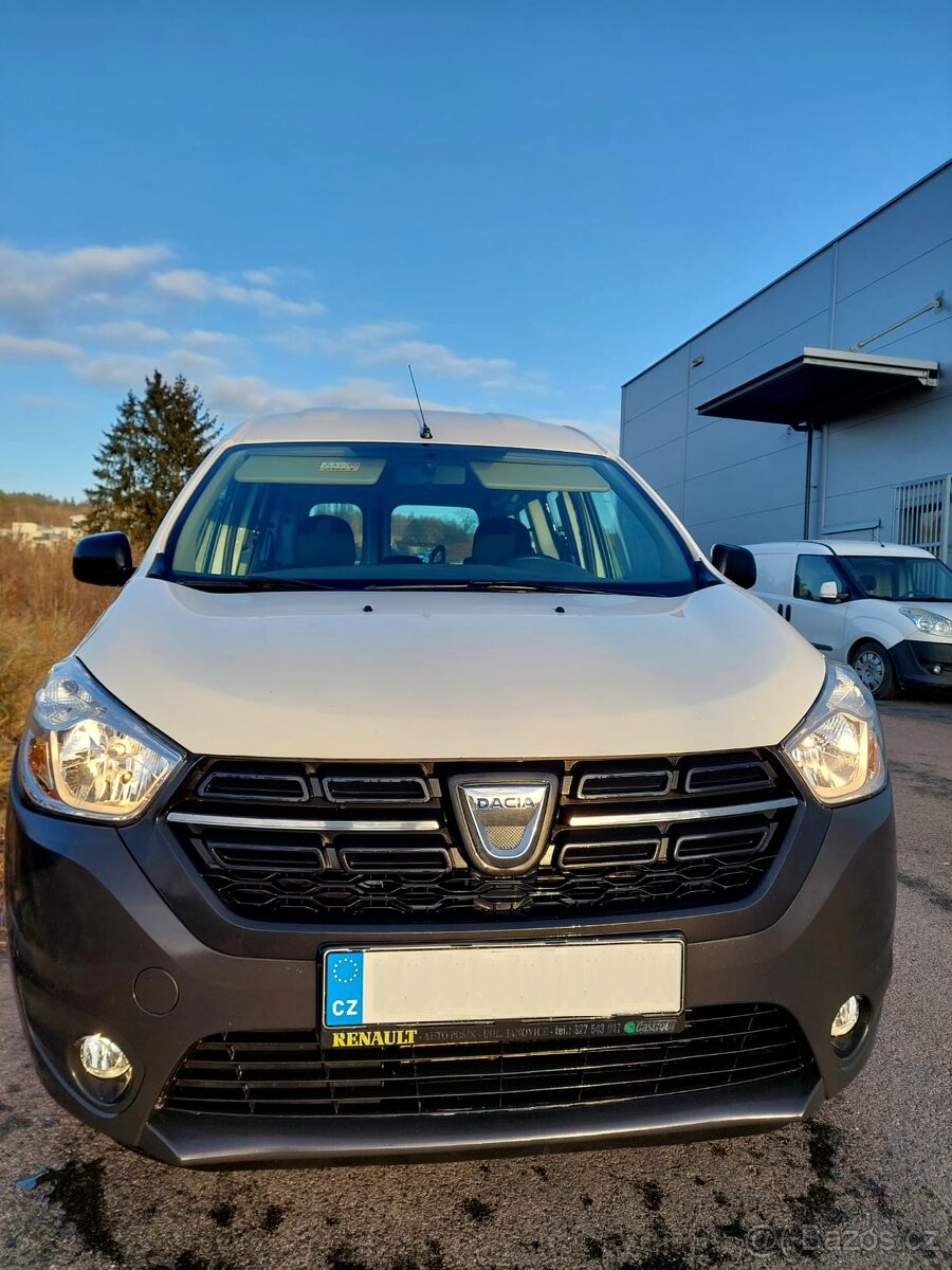 Dacia Dokker 1.6 SCe 75kW, 99 868km, Klima, Tažné, 5 míst