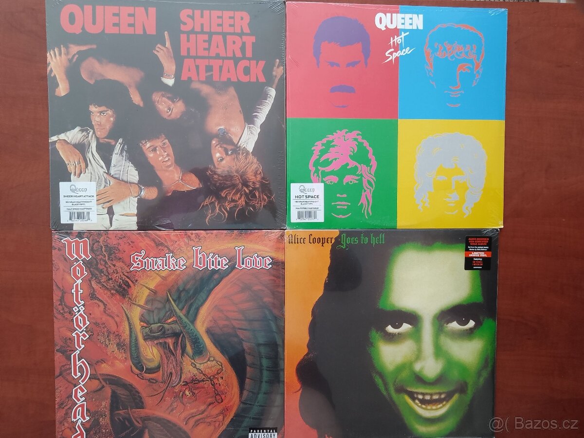 PRODÁM MIX LP - QUEEN ,MOTORHEAD,ALICE COOPER...