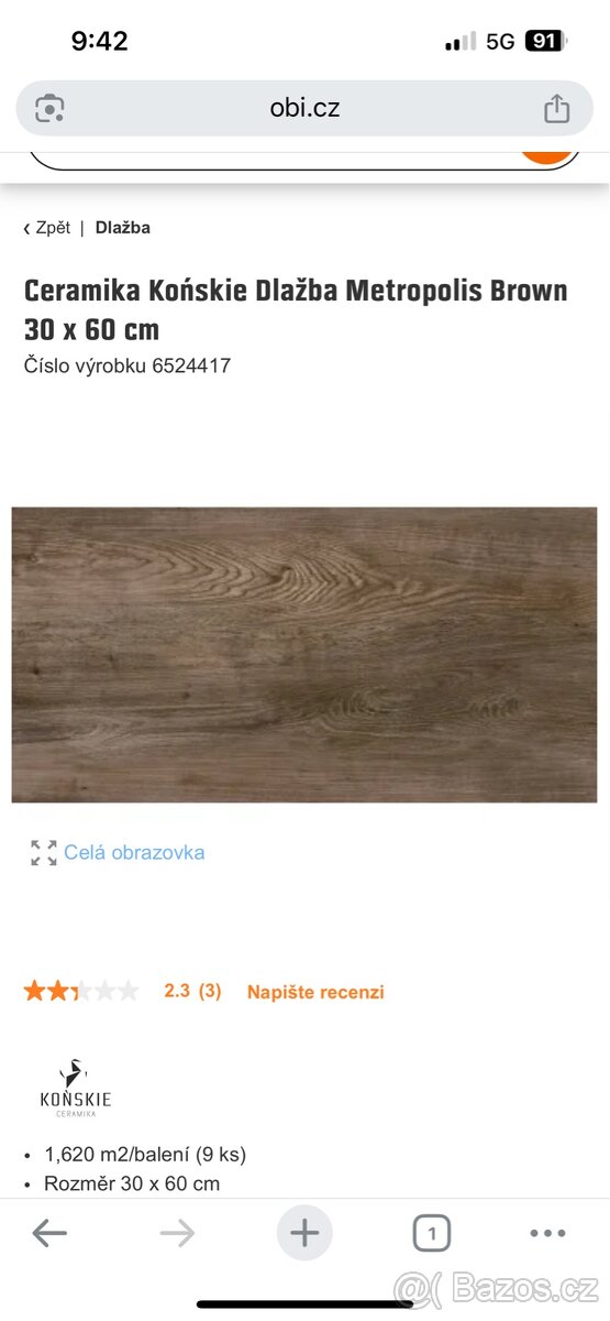 Dlažba 30x60