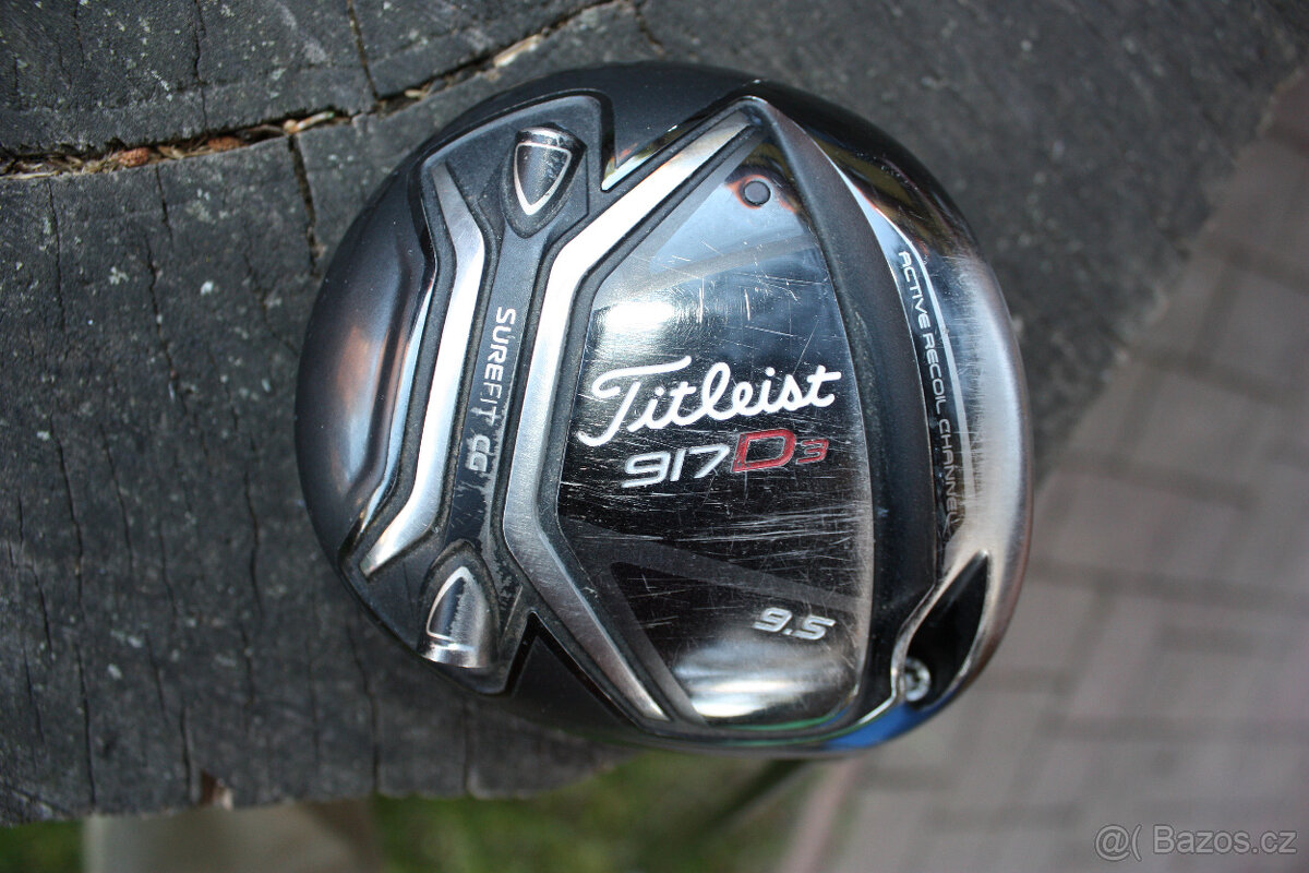 NASTAVITELNÝ DRIVER TITLEIST 917 D3 - 9,5°  VELMI PĚKNÝ 