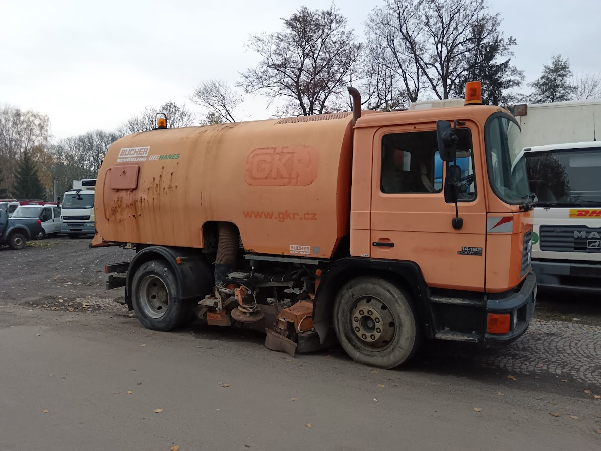 MAN 14.162 BUCHER HANES SCHORLING ZAMETÁK -