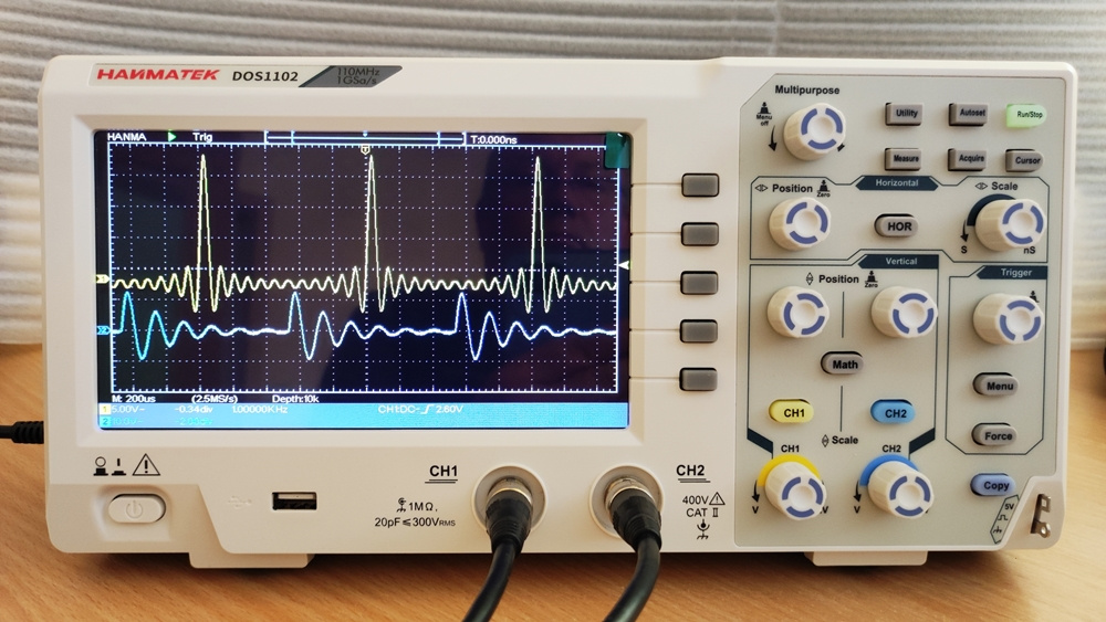 Osciloskop HANMATEK 2x110MHz NOVÝ