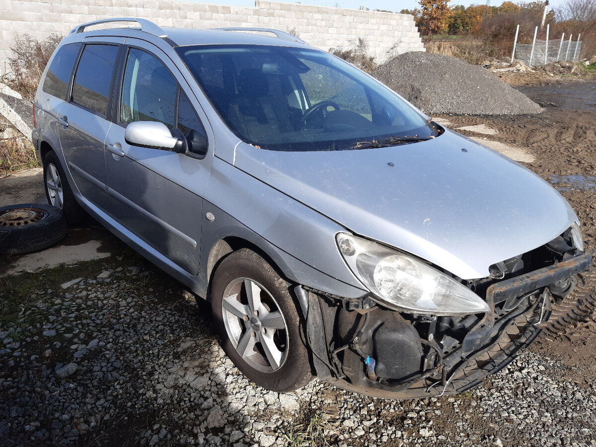 Peugeot 307 Combi 2004 1,6i 80kW - motor KO, DILY