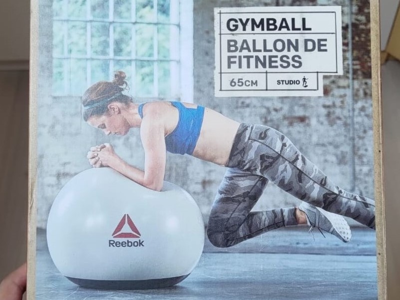 Nový gymnastický míč Reebok Gymball 65 cm