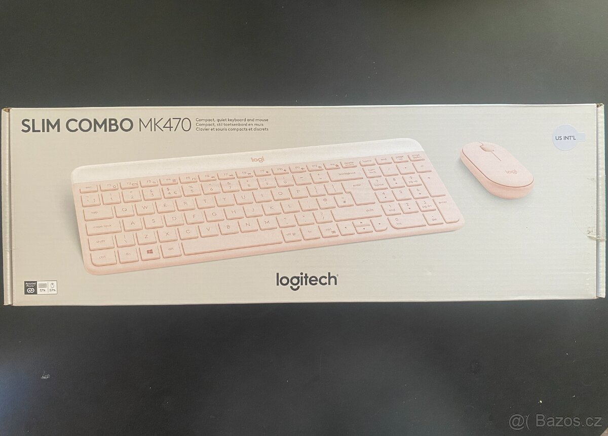 Klávesnice a myš Logitech