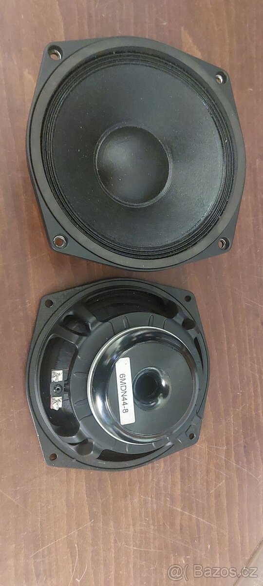 Prodám reproduktory BC Speakers 6MDN44, 8Ohm