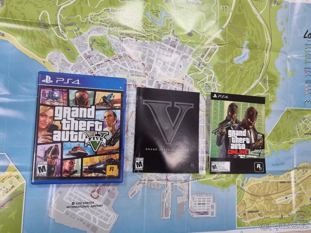 Grand Theft Auto V na playstation 4 v TOP stavu