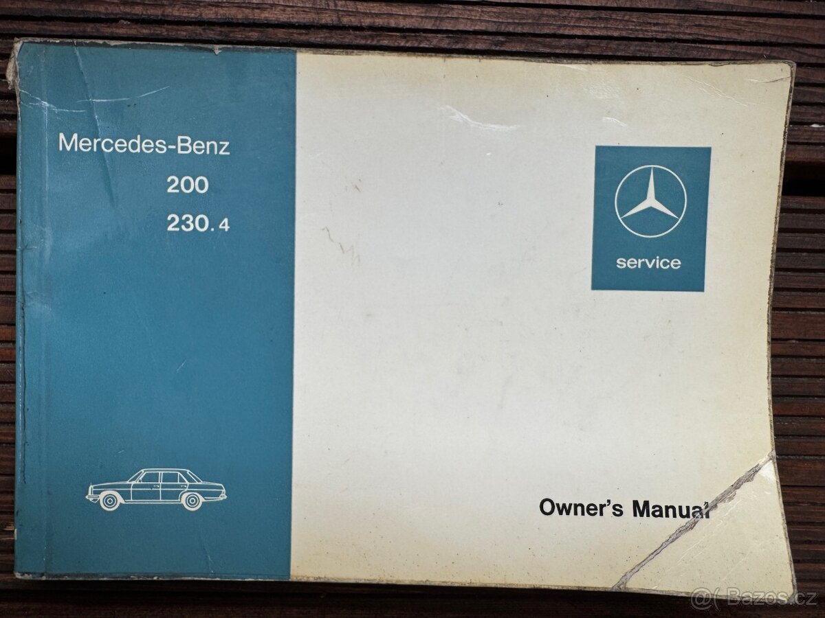 MERCEDES-BENZ W114 W115 originální návod k obsluze