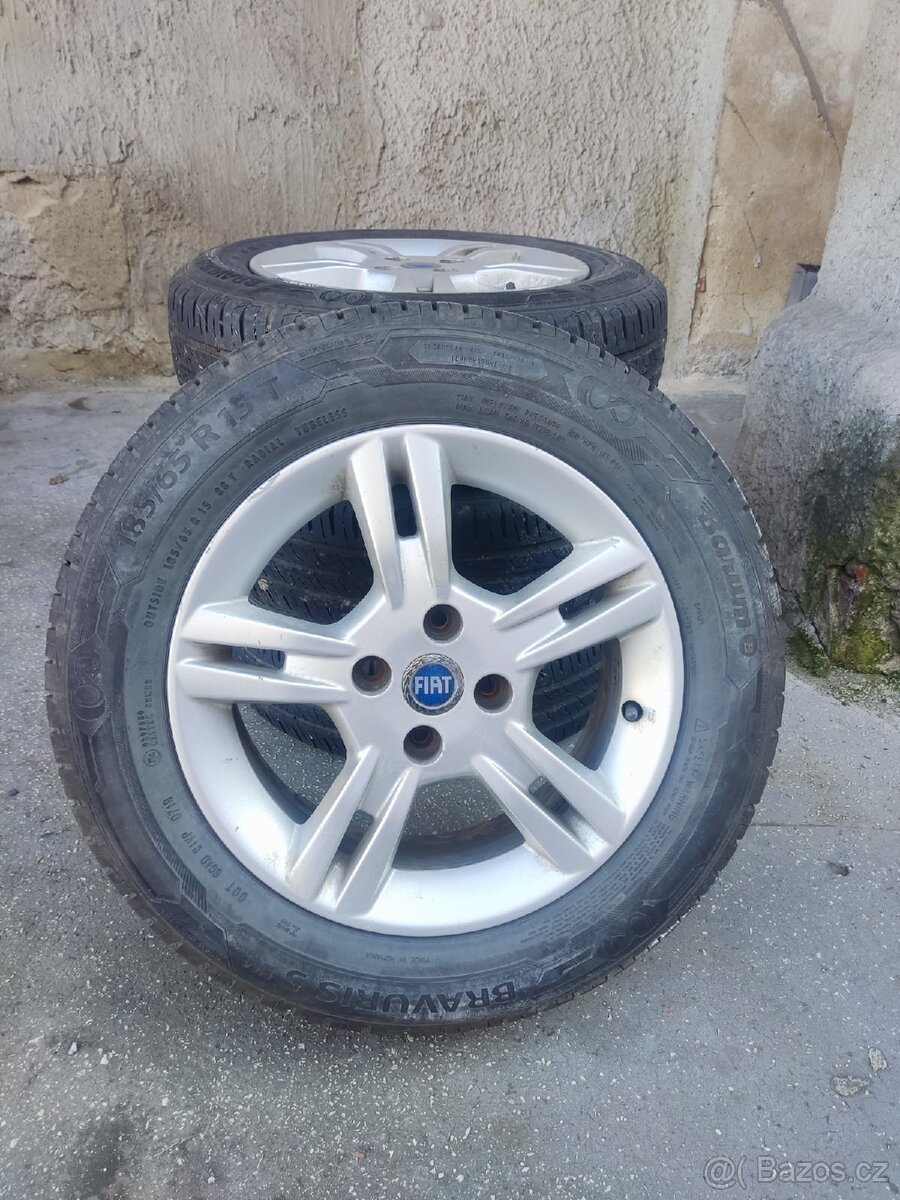 Original 15"  FIAT ALU kola 6J 15xH2-43