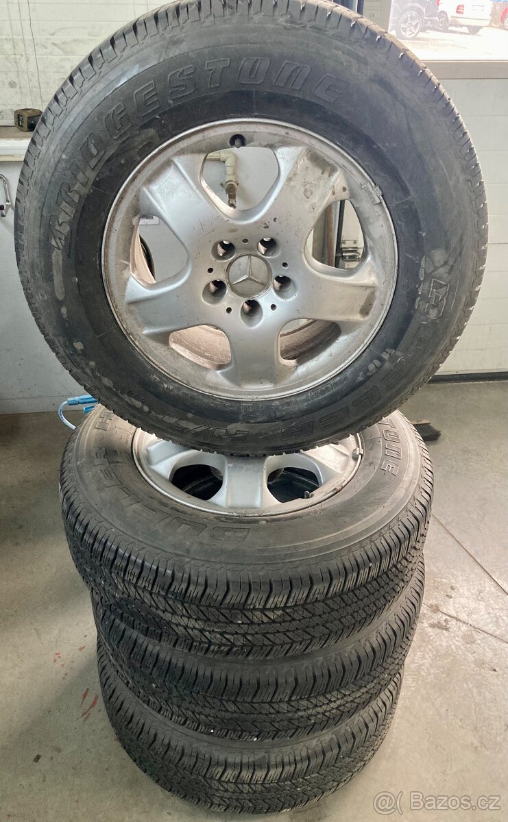 Originál ALU kola 17” Mercedes + pneu Bridgestone