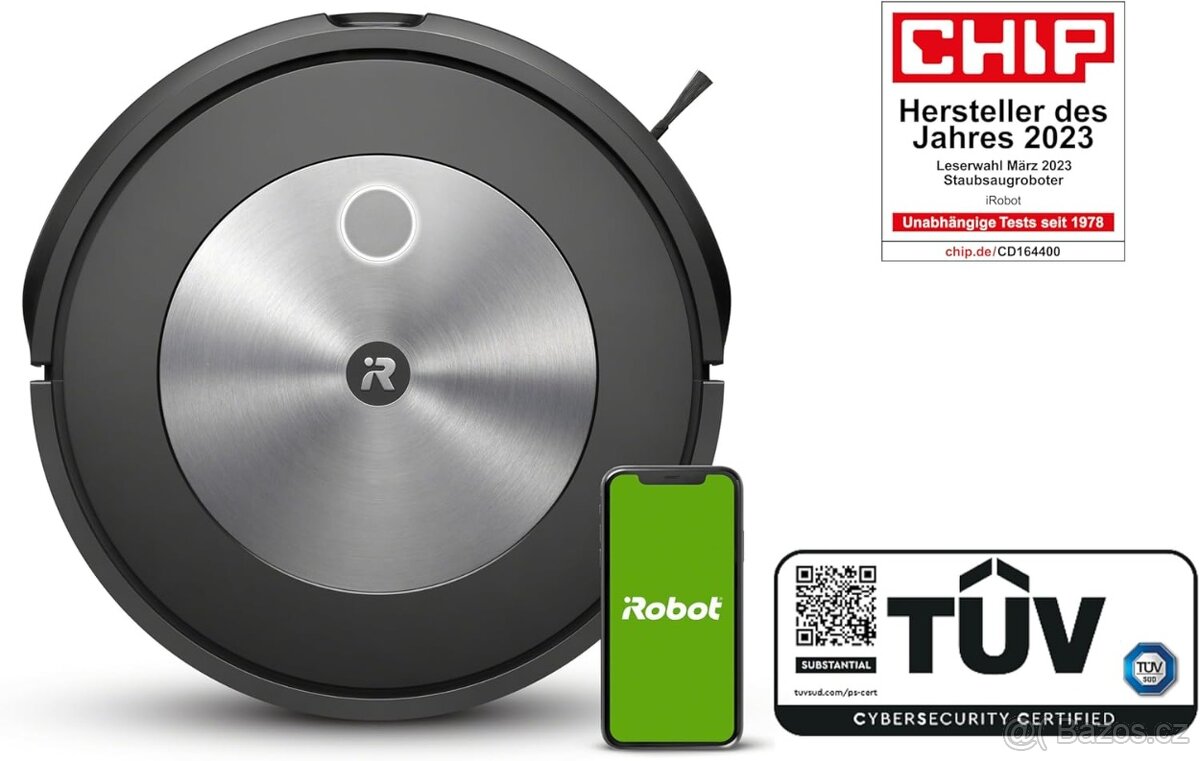 iRobot® Robotický vysavač Roomba® j7 s Wi-Fi s mapováním