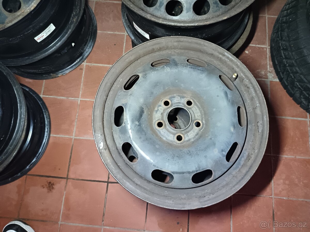 Plechové disky na : ( SEAT - AUDI - ŠKODA)  5 x 100 - ET38