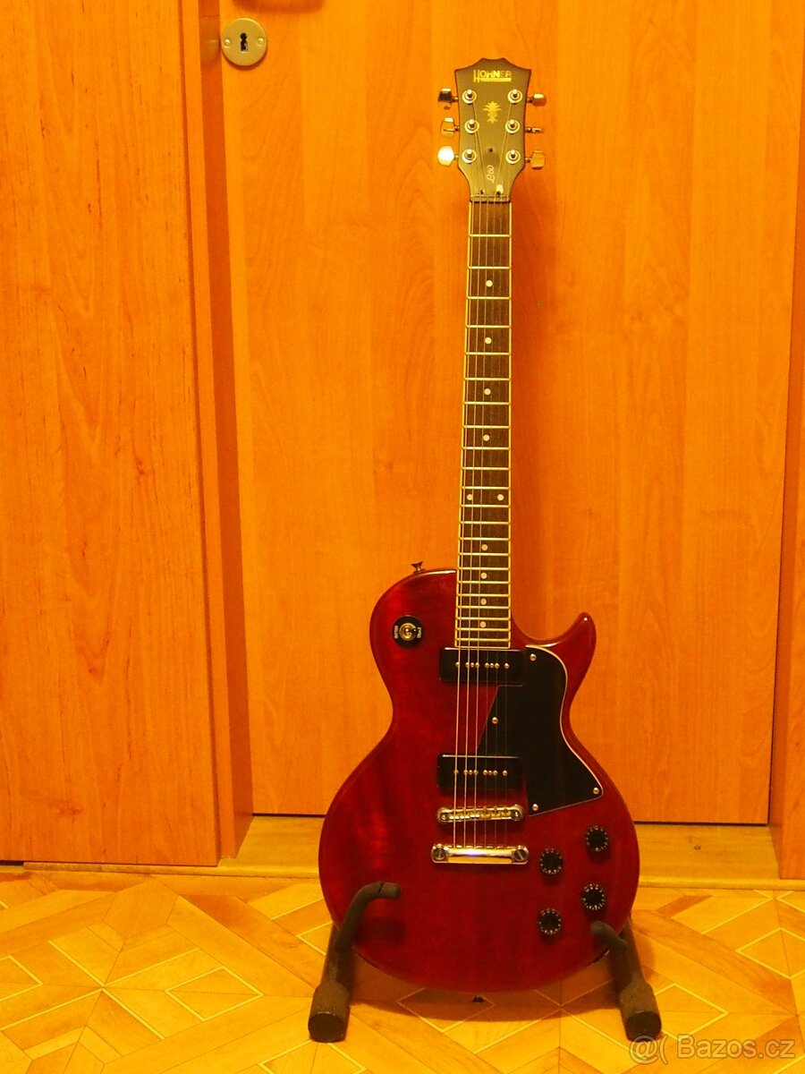 Hohner Professional L60 Les Paul Cherry - P90 SET