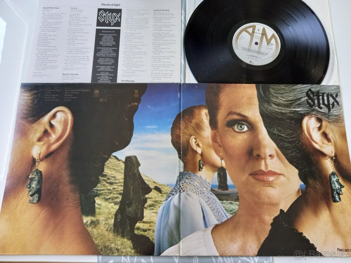 STYX  „Pieces of Eight“ / A&M  1978/ rozkl. ob +orig. vnut.