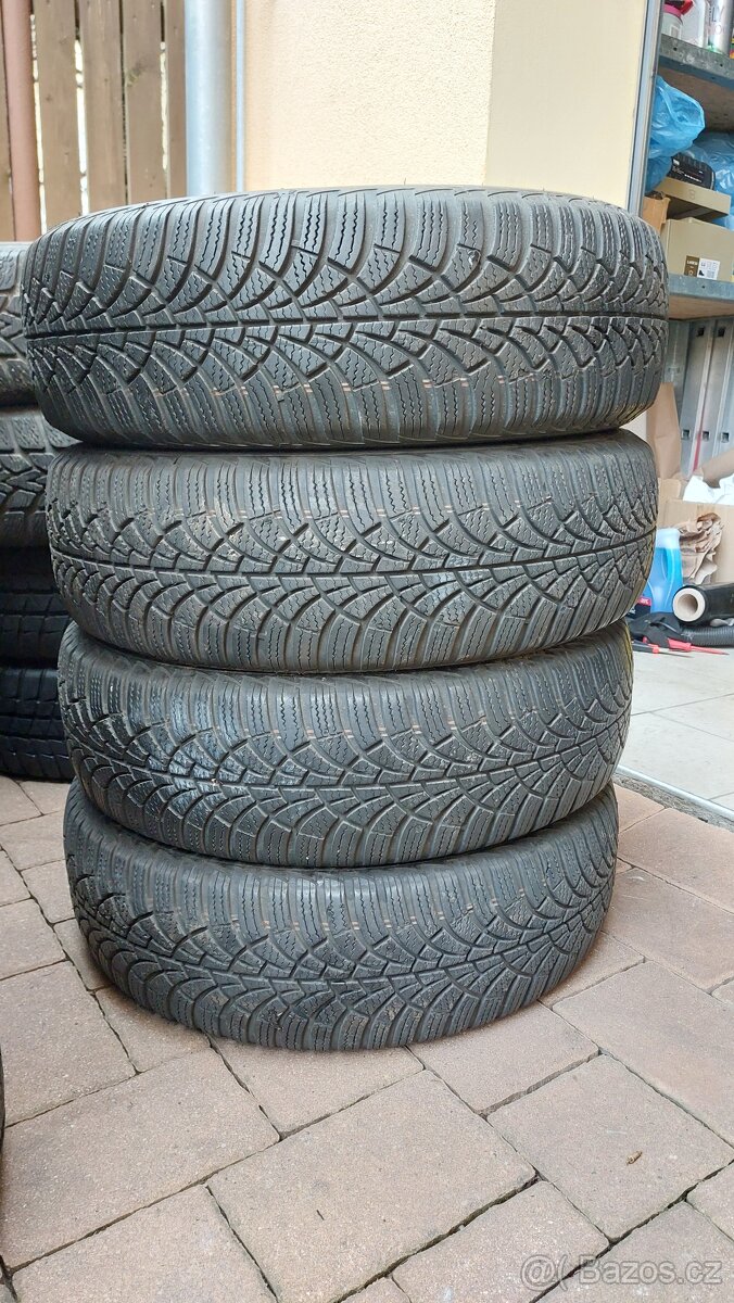 Pneu zimní, 4 kusy, rozměr 185/65/15, 88T, zn. GOODYEAR