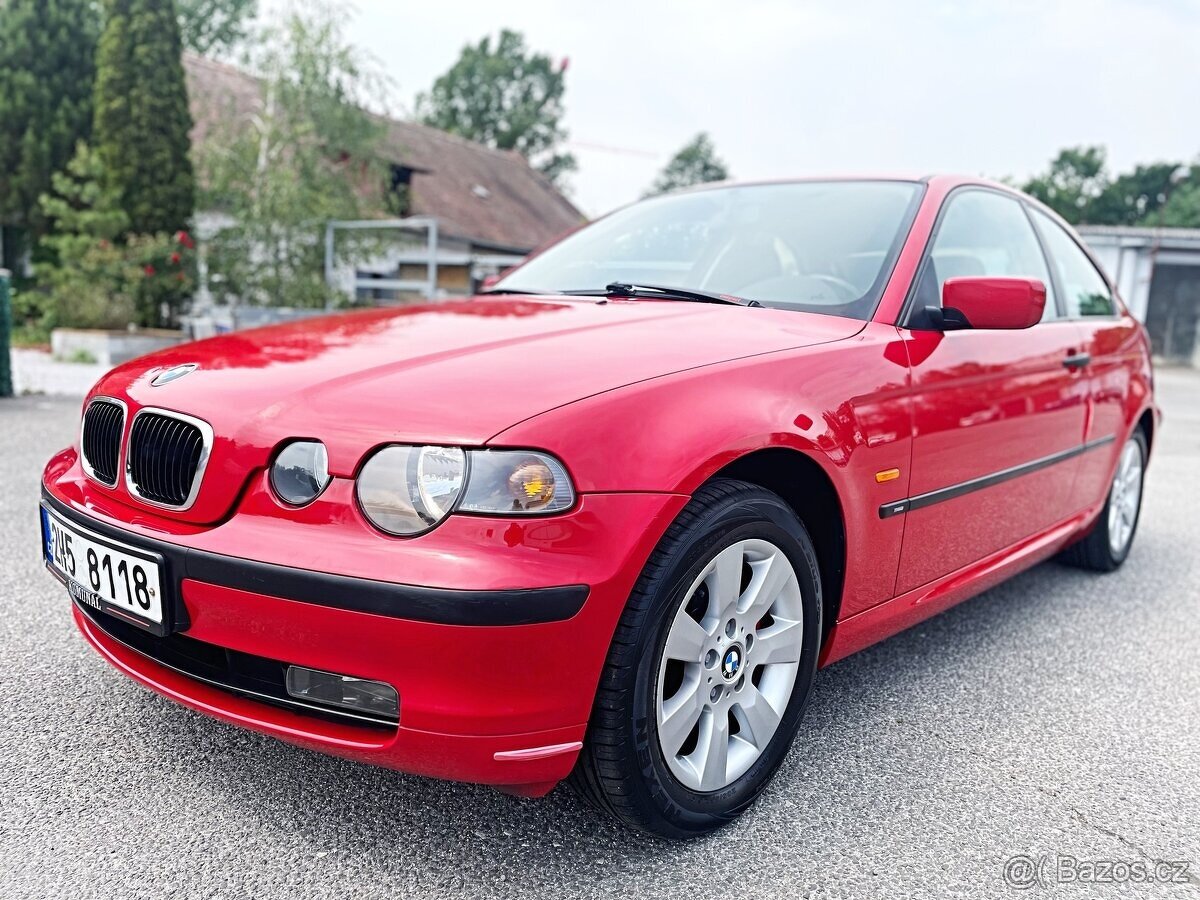 BMW 316Ti COMPACT 1.MAJ 78.000KM KOUPENO ČR TOP