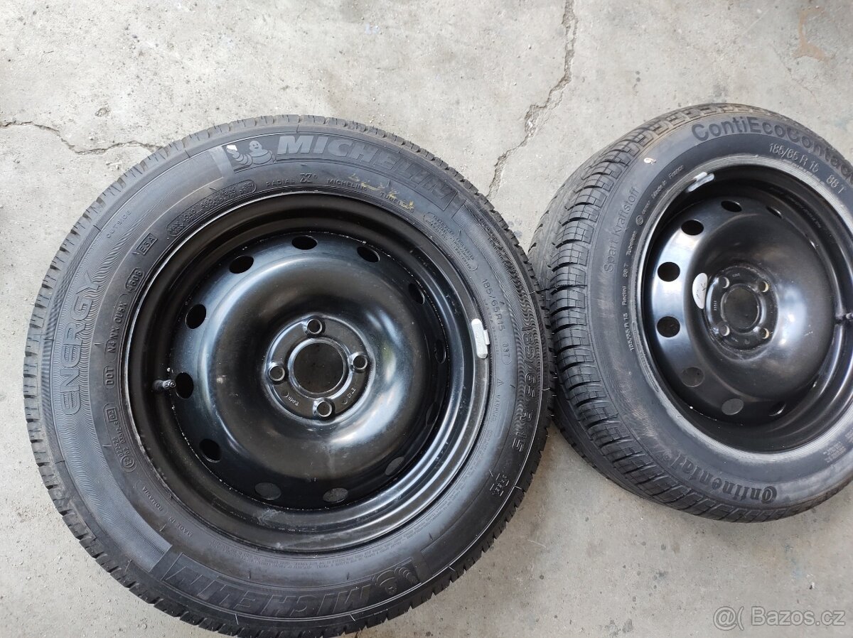 185/65 R15 + disk 4x100x60 renault dacia - REZERVA - NOVÁ