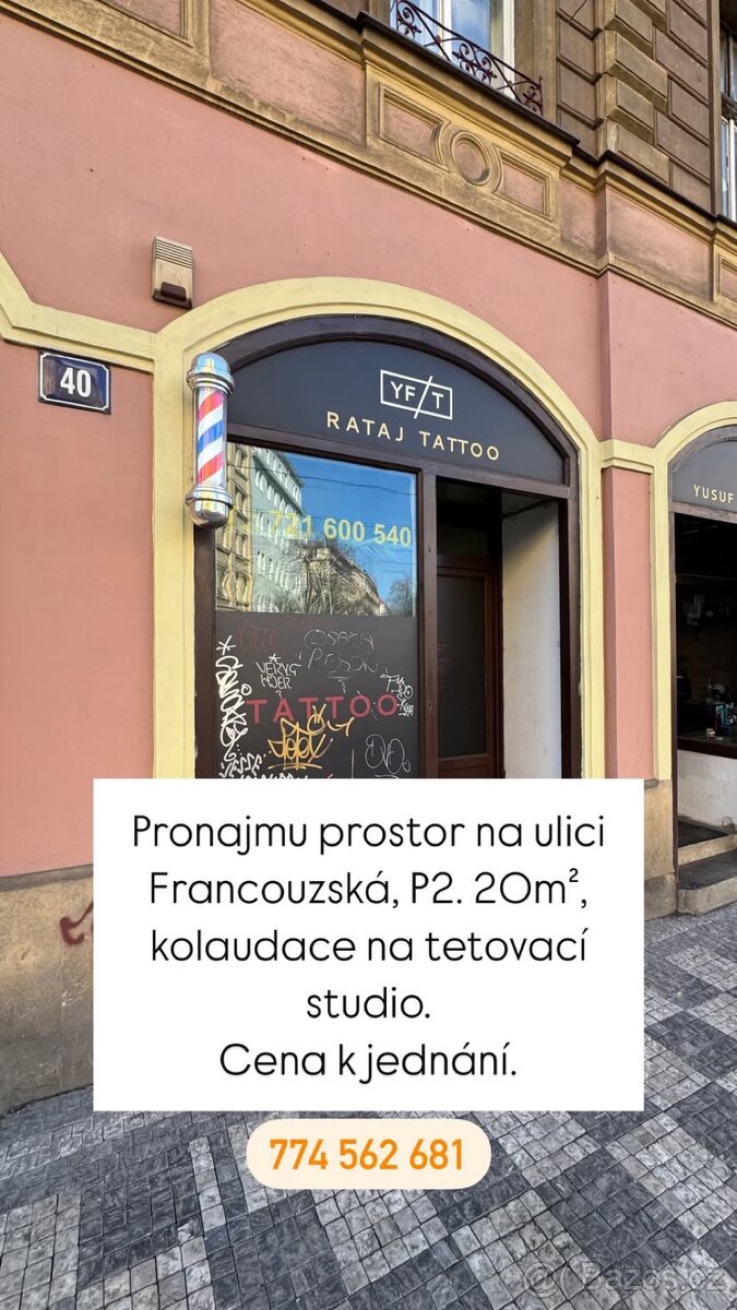 Pronajmout obchodní prostor 20m2