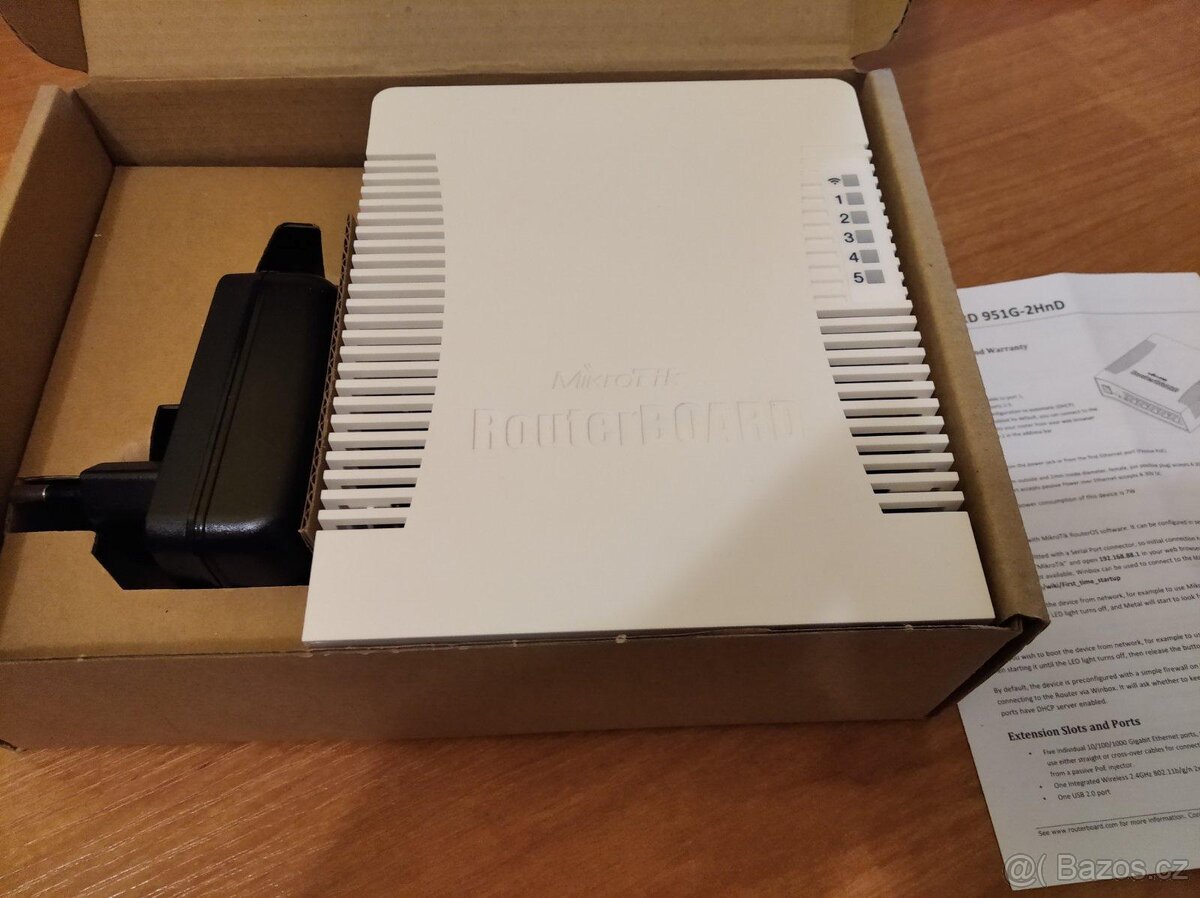 (-57%) Mikrotik RB951G-2HnD (gigabit wifi router) NASTAVÍM