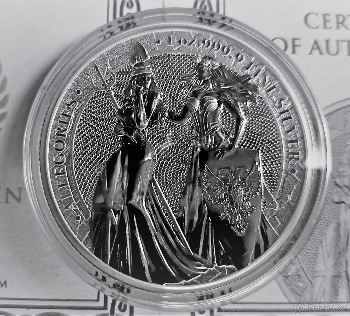 INVESTIČNÍ MINCE 1 OZ AG BRITANNIA & GERMANIA ALEGORIES 5 MA