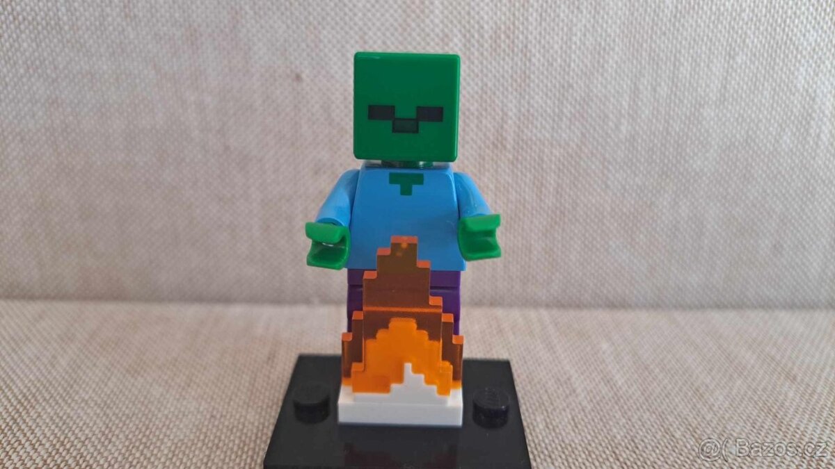 Lego Minecraft figurka "Zombie - fire" (MIN010)