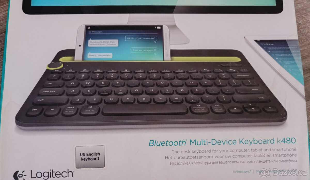 K480 Bluetooth více zařízení klávesnice