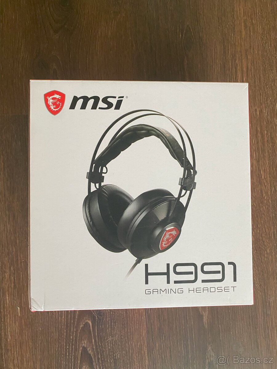 MSI H991 Gaming Headset - Zcela nový, nerozdělaný