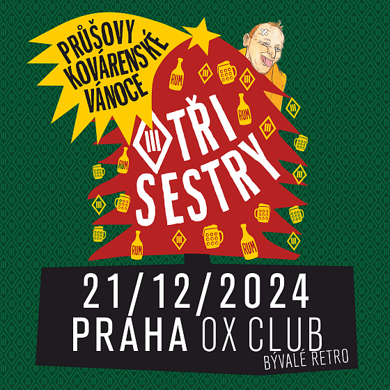 tři sestry Praha 21.12.2024 vánoční koncert