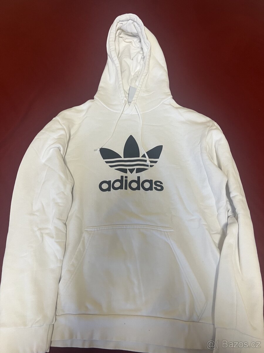 Bílá Adidas mikina M/L