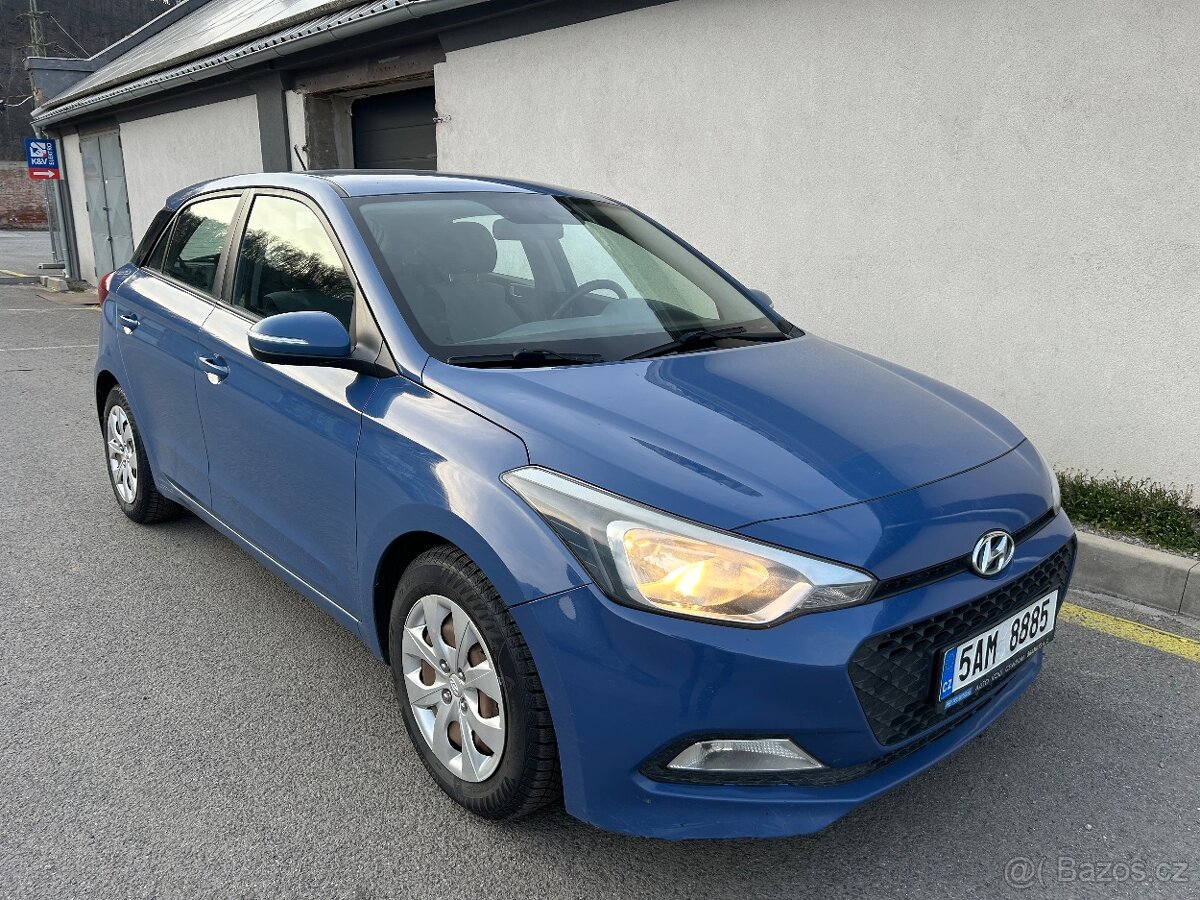 Hyundai I20 1.1 CRDI 55kw - 2016, ČR, DPH